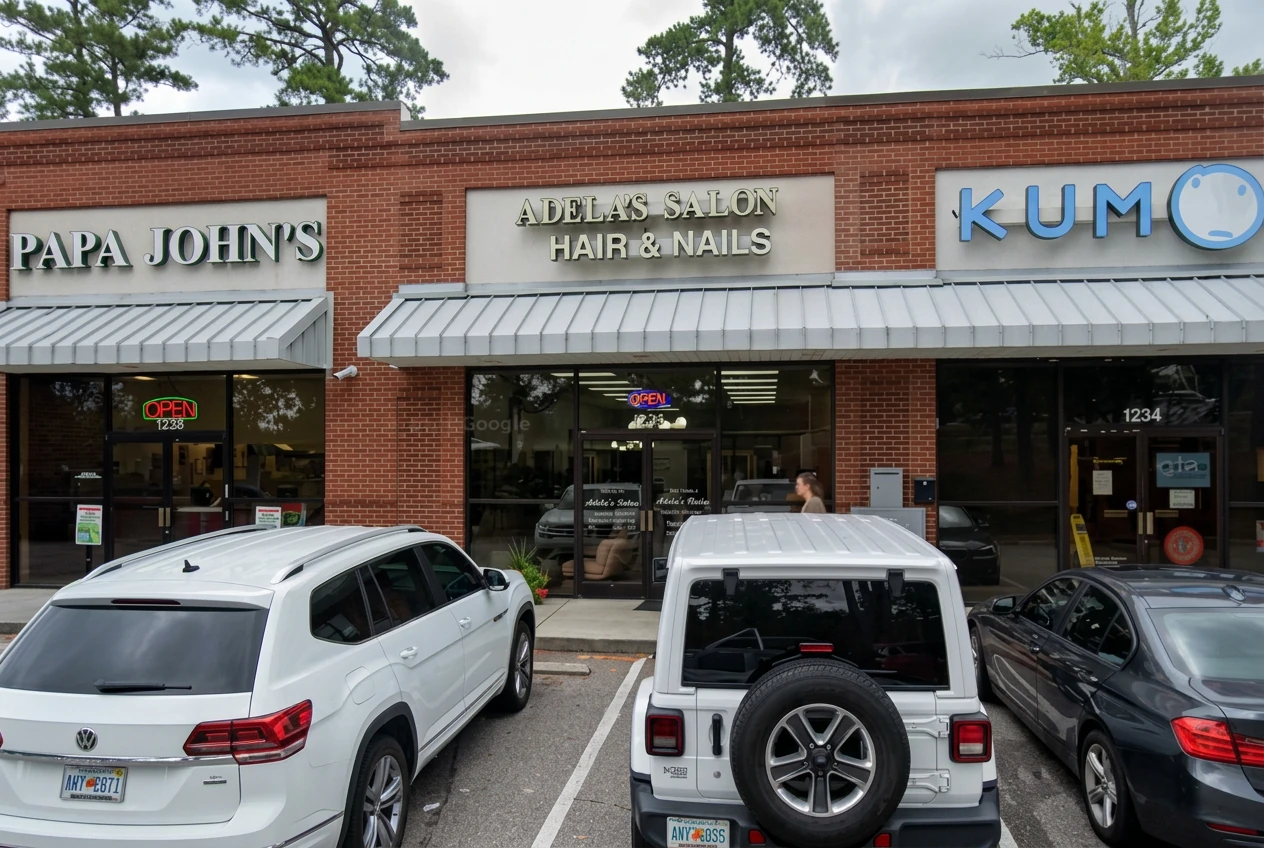 Salon entrance photo